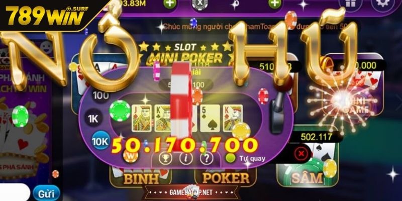 Giới thiệu về tựa game nổ hũ mini poker tại 789WIN 